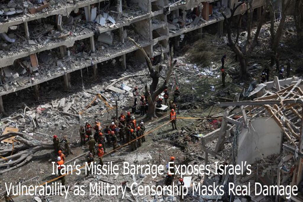 Iran's Missile Barrage Exposes Israel's