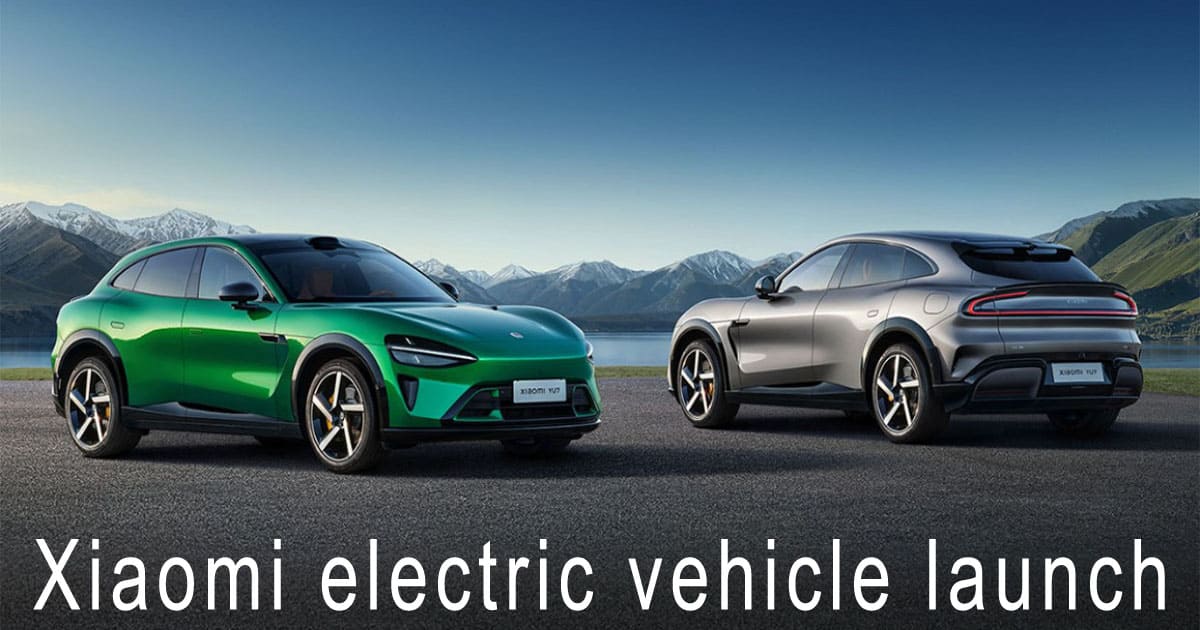 Xiaomi electric vehicle launch